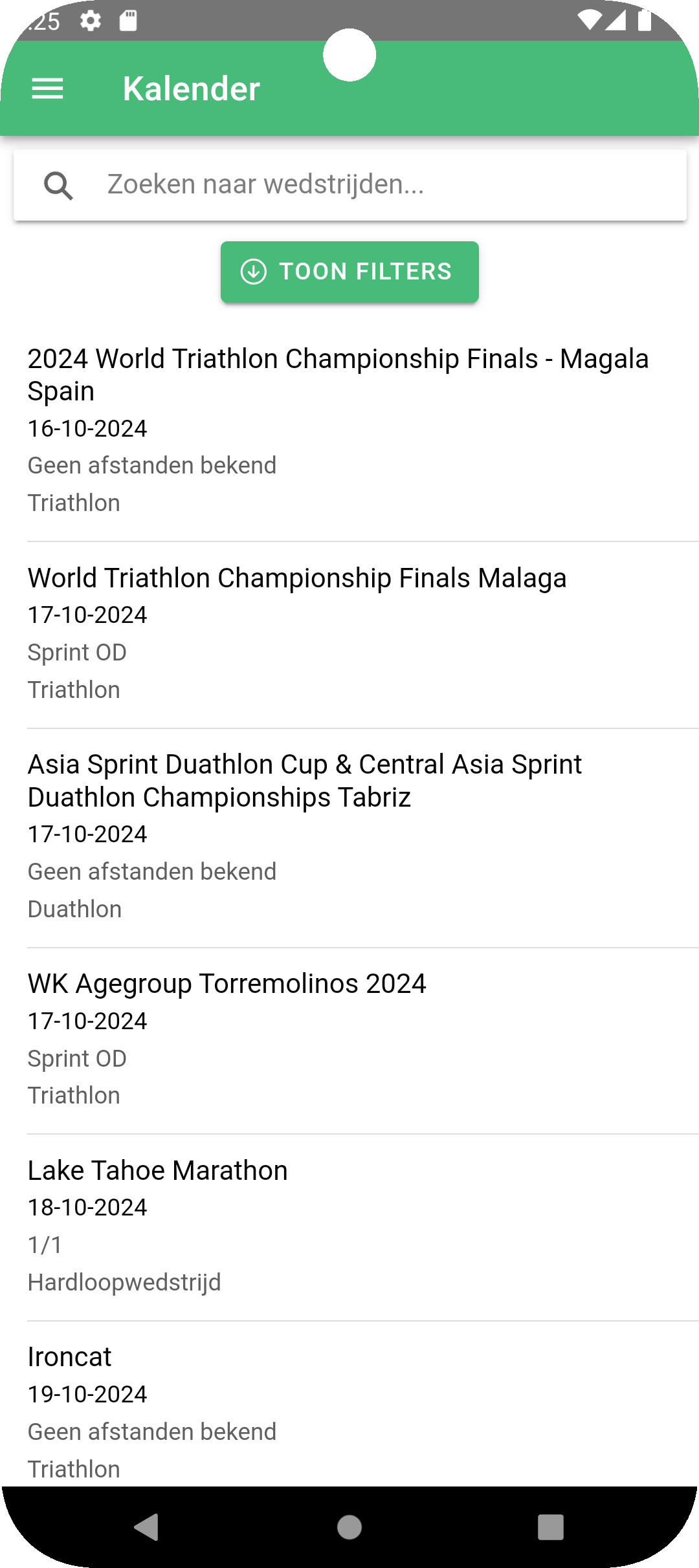 Android-app WeTri