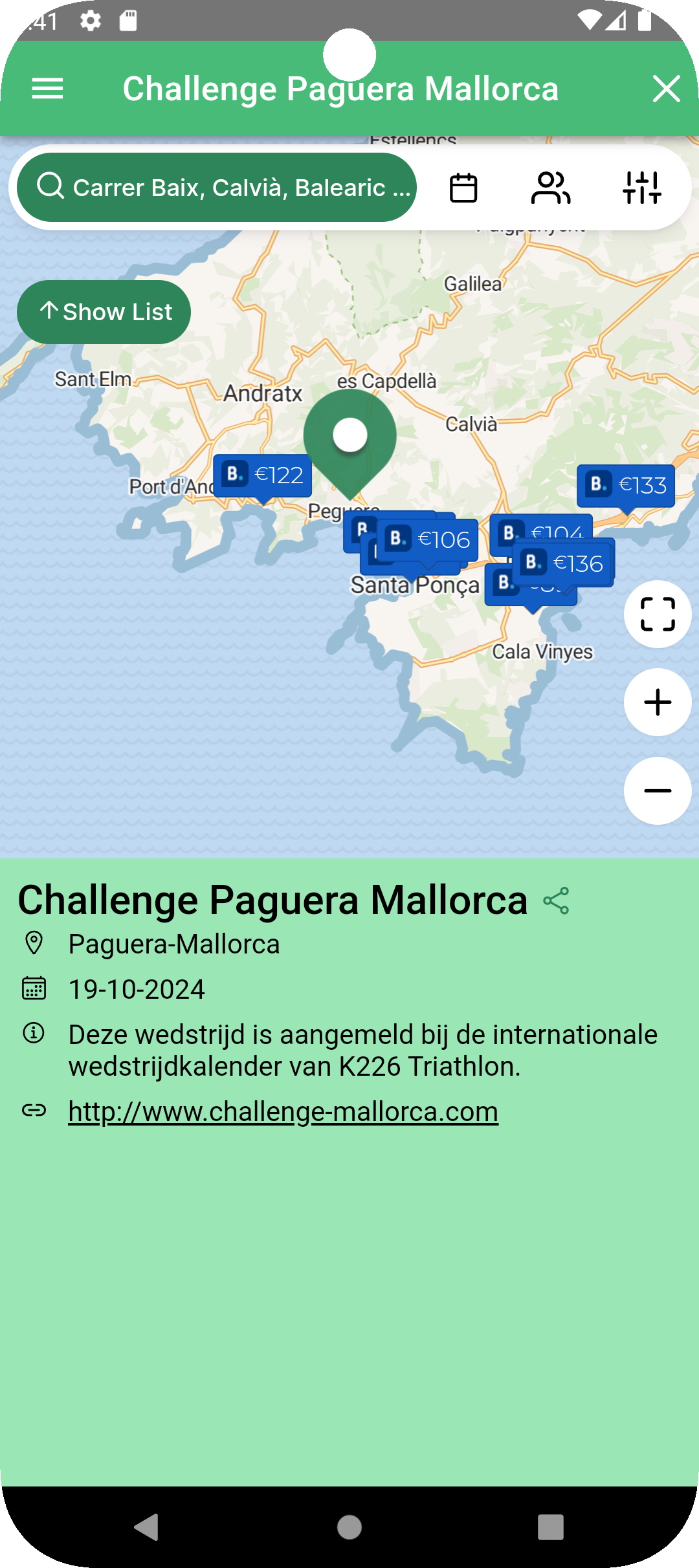 Android-app WeTri