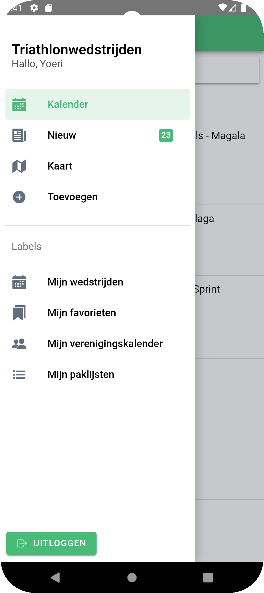 Android-app WeTri