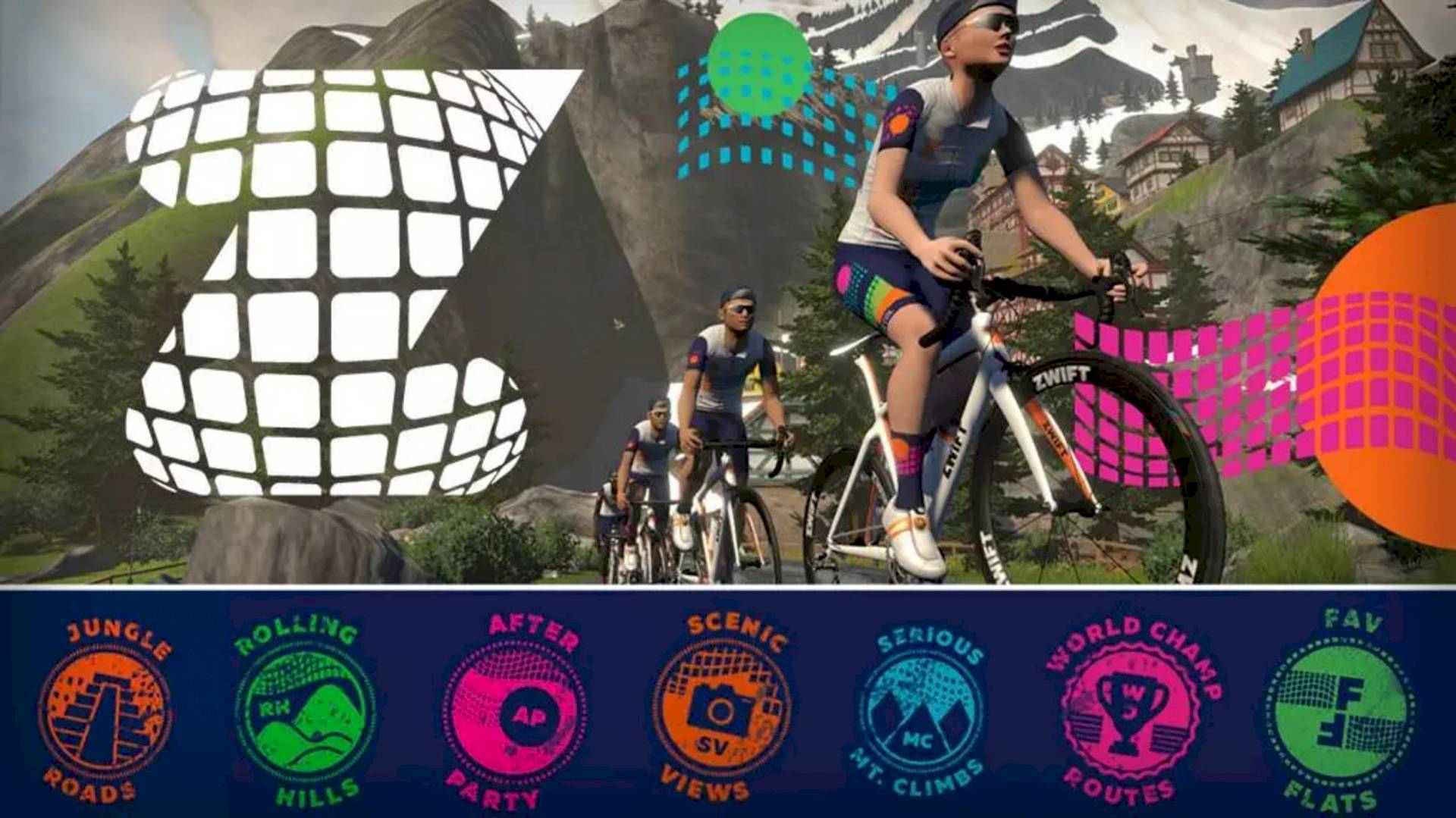 Tour de Zwift 2021: alle stages op een rij!